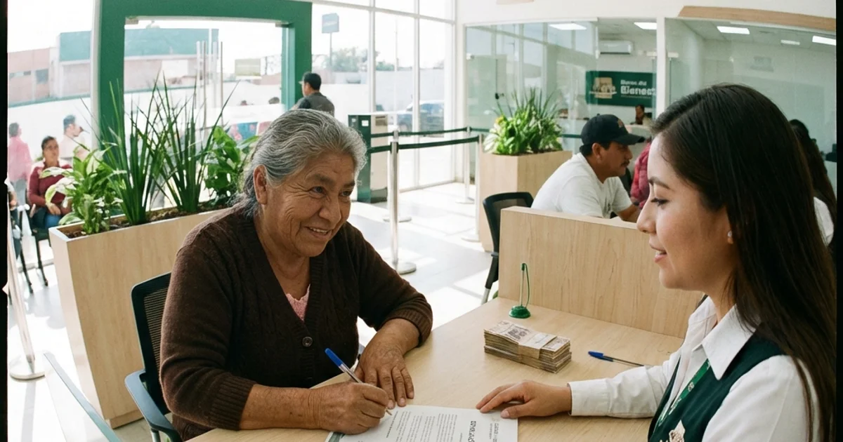 Devolviendo dinero en sucursal