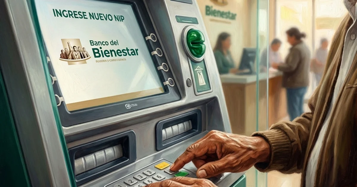 Cambiando NIP en cajero