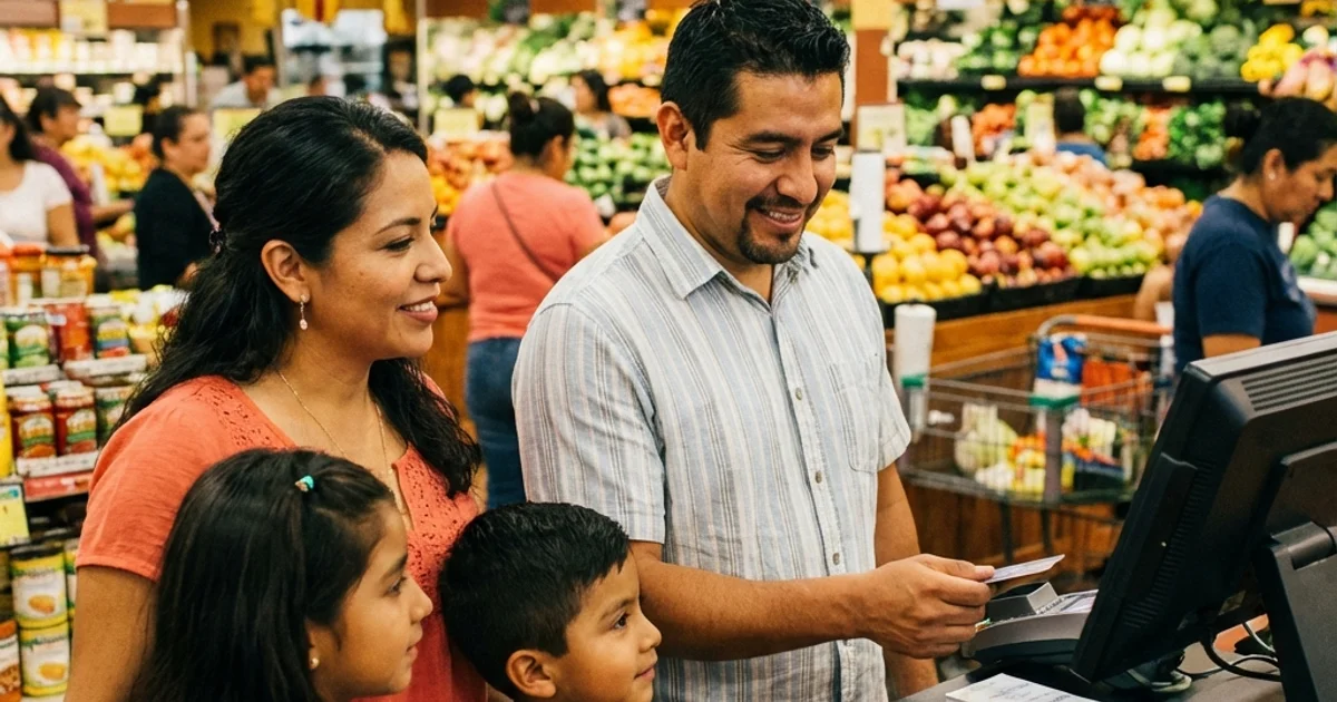Comprando en tienda con tarjeta