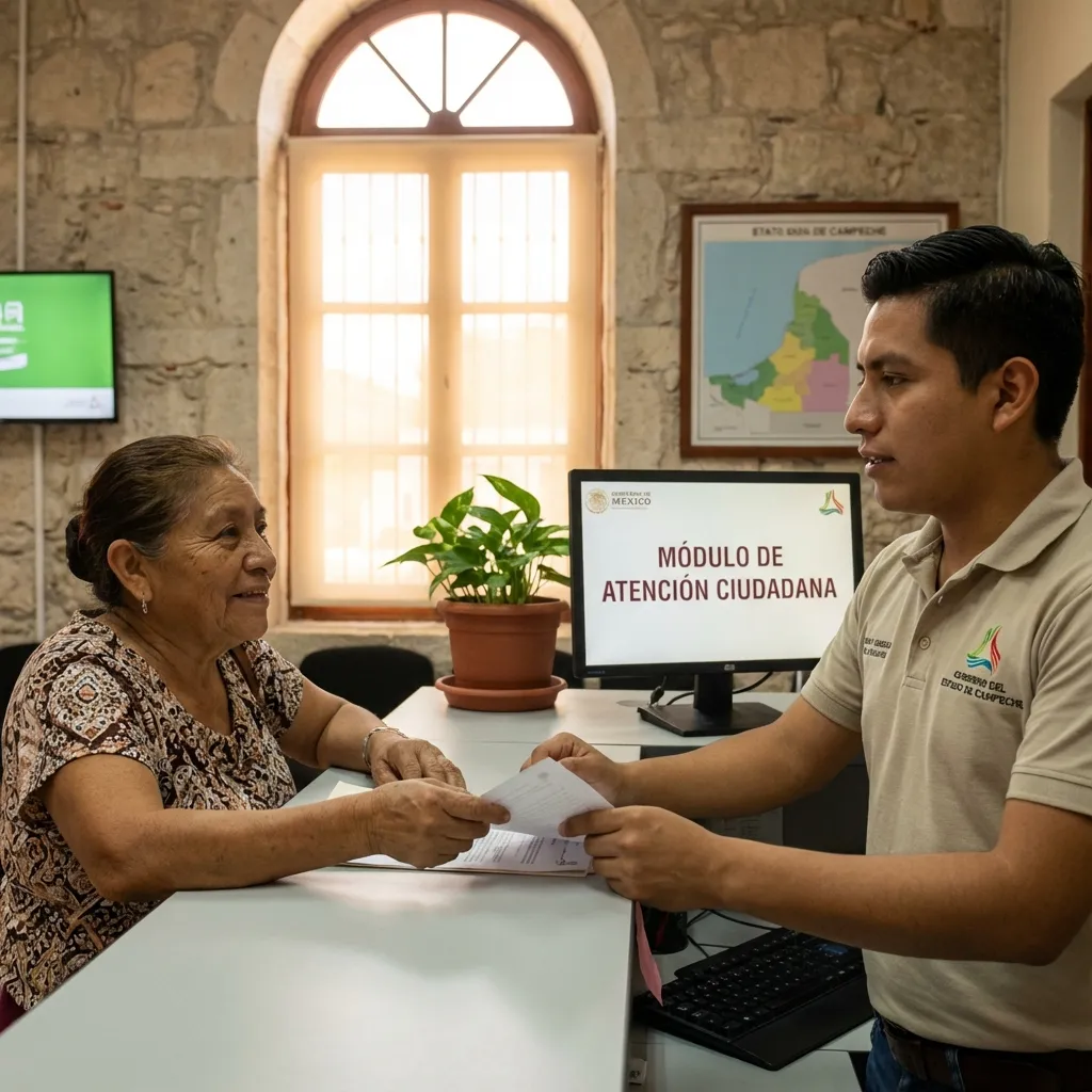 Beneficiario en módulo Campeche
