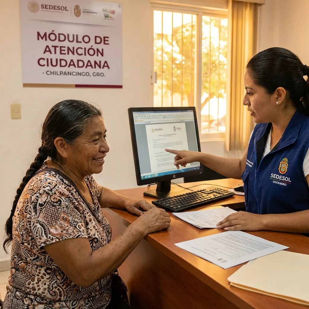 Beneficiario en módulo Guerrero