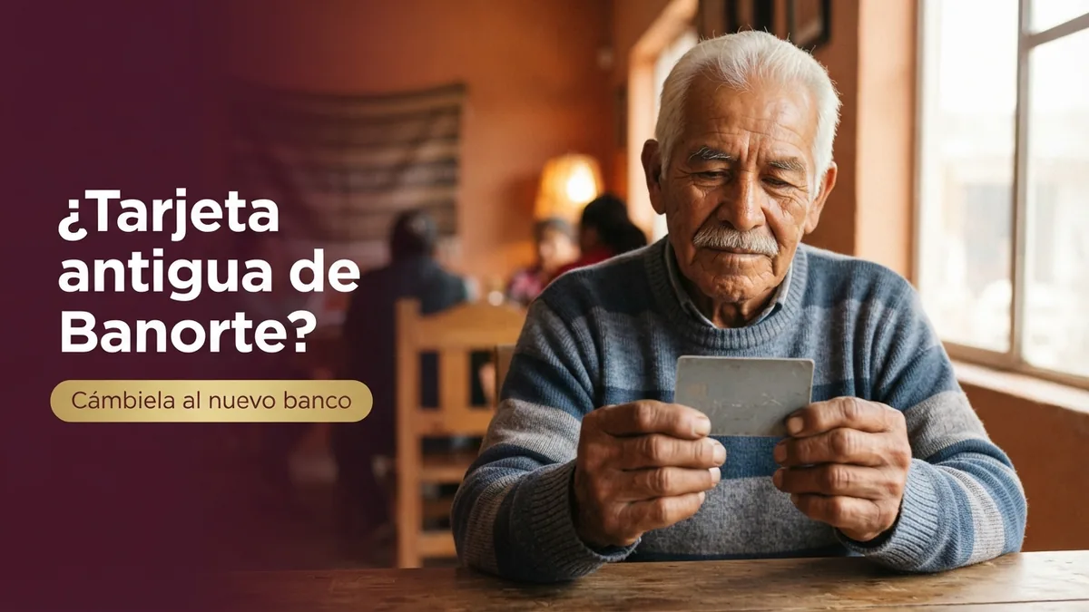Cambio de la tarjeta Banorte antigua del Bienestar a la nueva del Banco del Bienestar