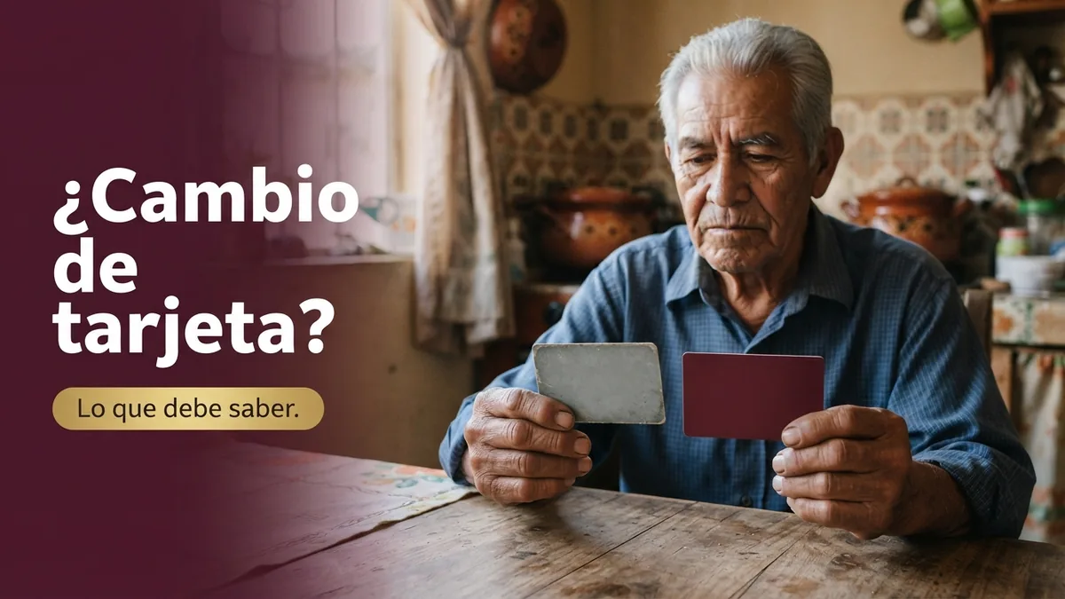 Cambio de tarjetas de la Pensión Bienestar