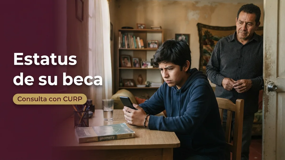 Consulte el estatus de su beca con la CURP en el buscador oficial