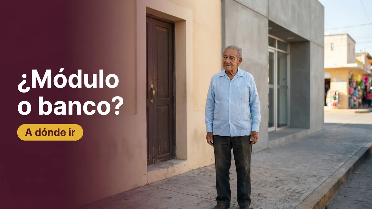 Módulo del Bienestar o Banco del Bienestar: a cuál ir