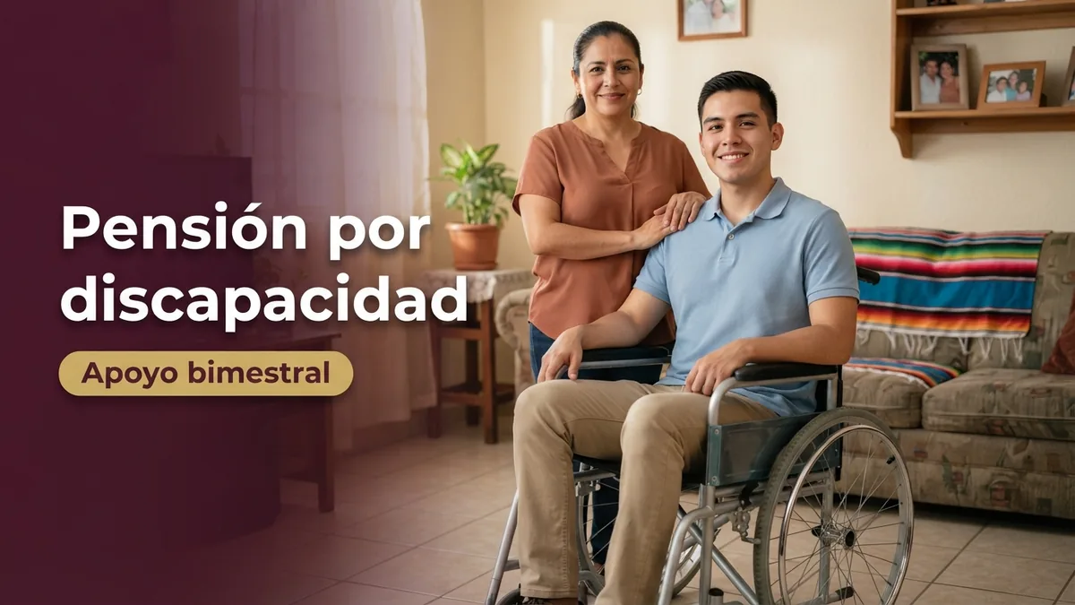 Pensión para el Bienestar de las Personas con Discapacidad: apoyo bimestral