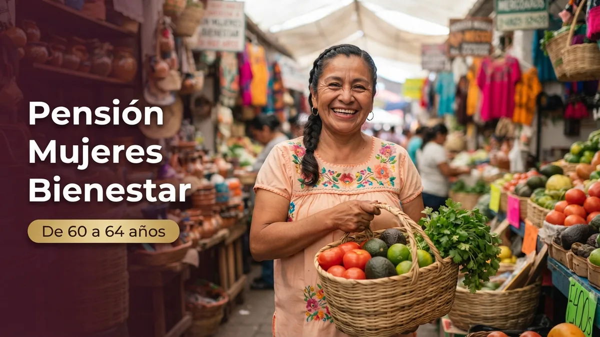 Pensión Mujeres Bienestar para mujeres de 60 a 64 años