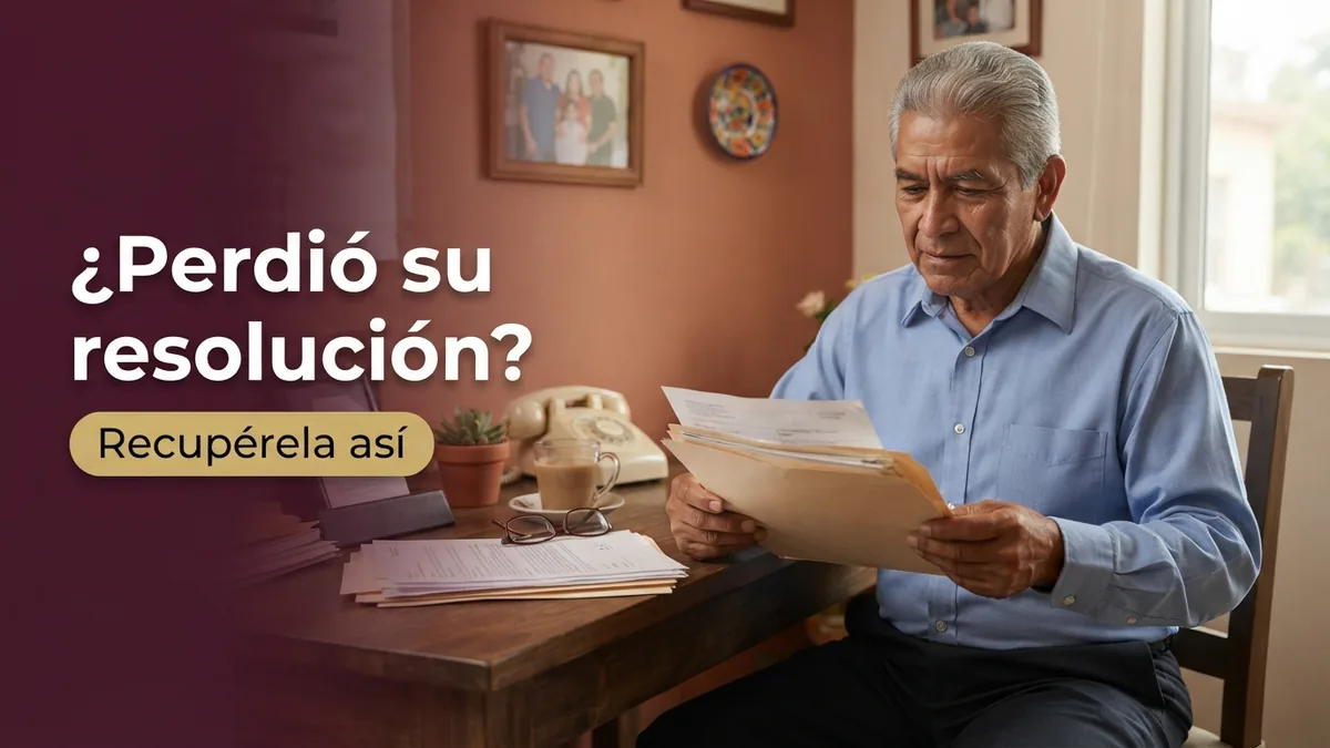 Cómo recuperar la hoja de resolución de pensión del IMSS si la perdió