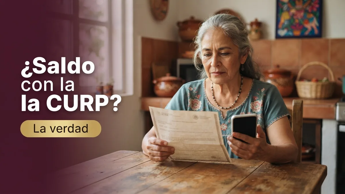 Checar saldo de la Tarjeta Bienestar con CURP por internet