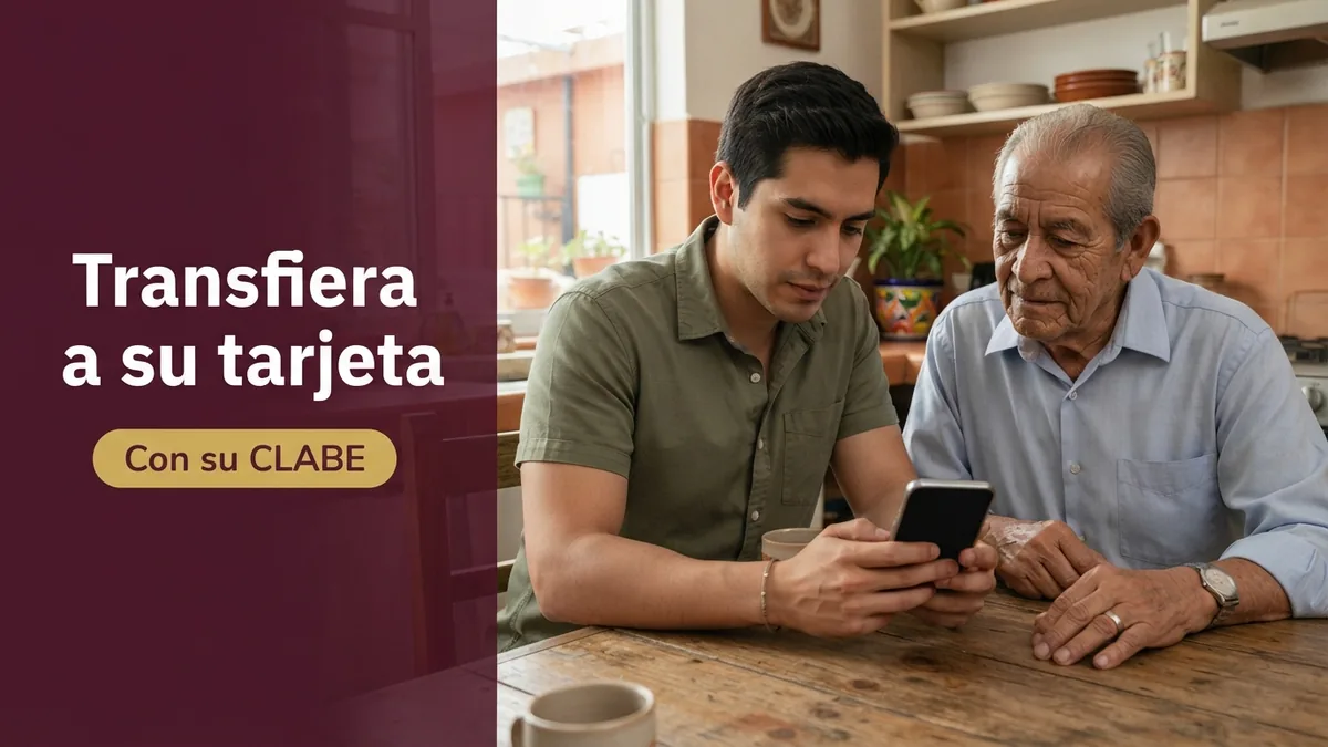 Cómo transferir dinero a la Tarjeta Bienestar con la CLABE