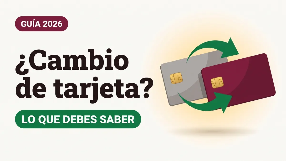 Cambio de tarjetas de la Pensión Bienestar