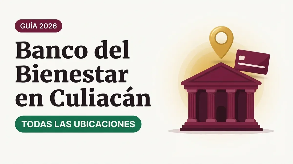 Banco del Bienestar en Culiacán: sucursales y horarios