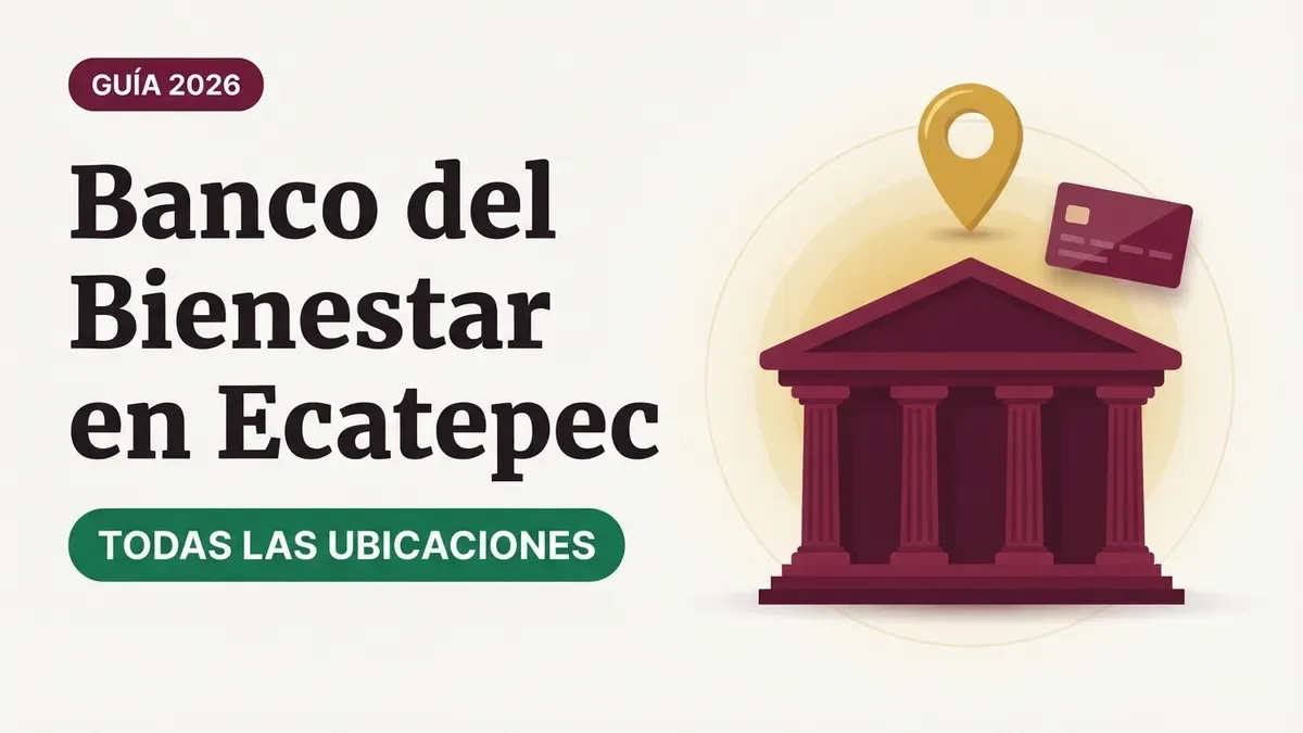 Banco del Bienestar en Ecatepec: sucursales y horarios