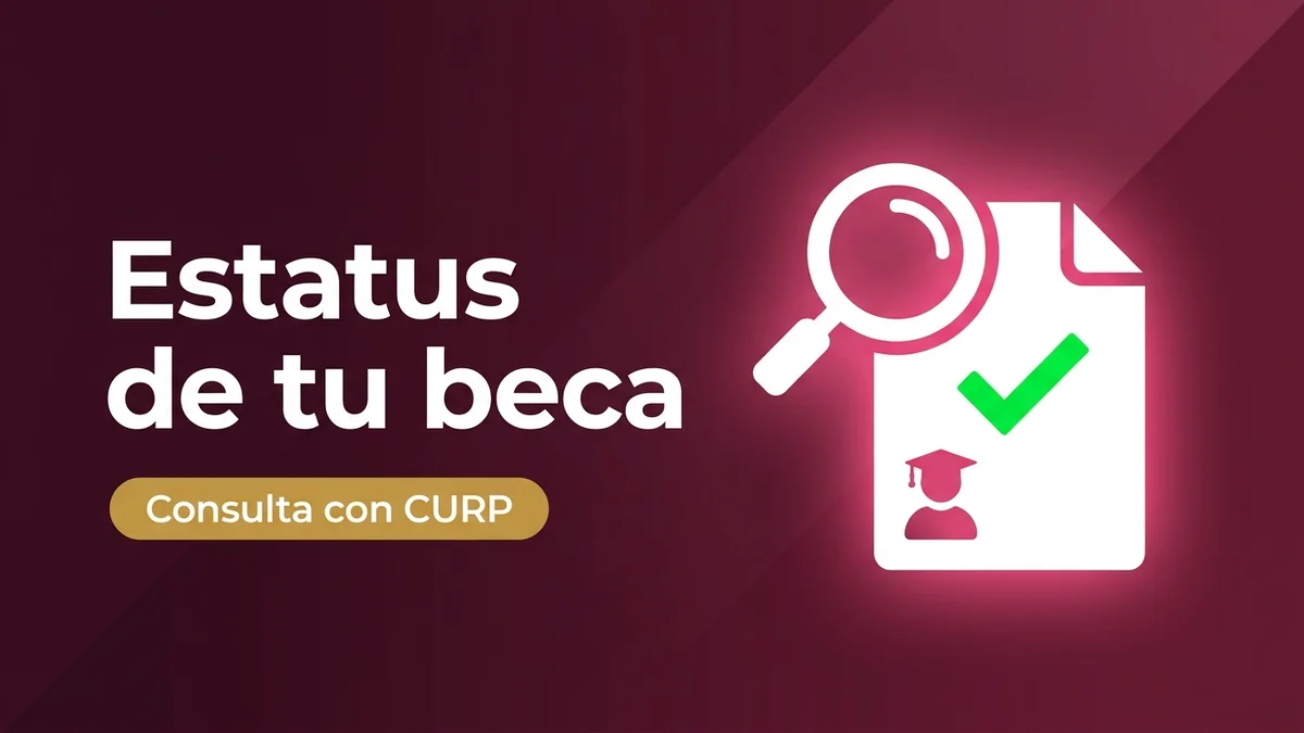 Consulte el estatus de su beca con la CURP en el buscador oficial