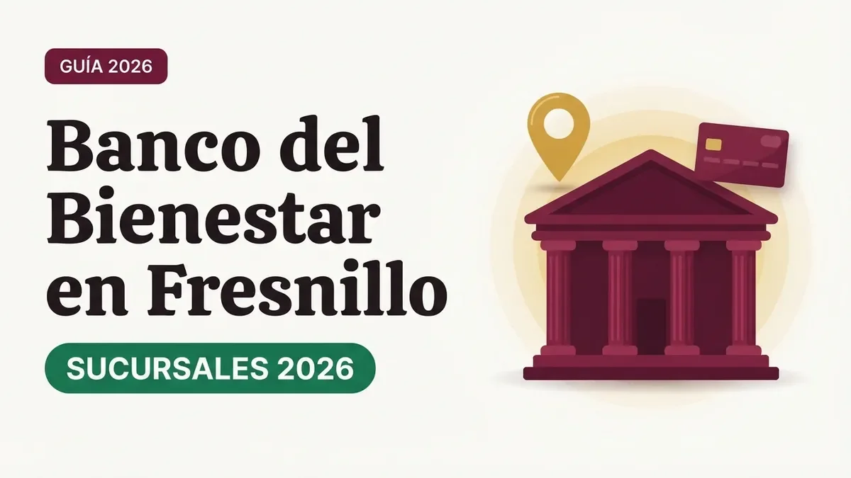Banco del Bienestar en Fresnillo: sucursales y horarios