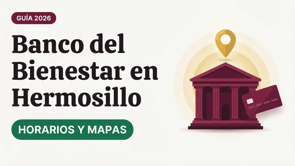 Banco del Bienestar en Hermosillo: sucursales y horarios