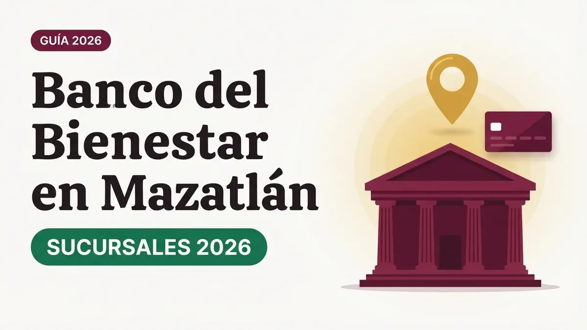 Banco del Bienestar en Mazatlán: sucursales y horarios