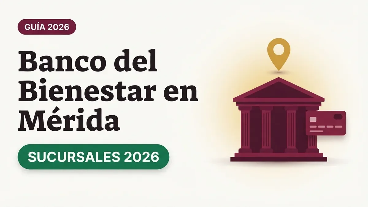 Banco del Bienestar en Mérida: sucursales y horarios