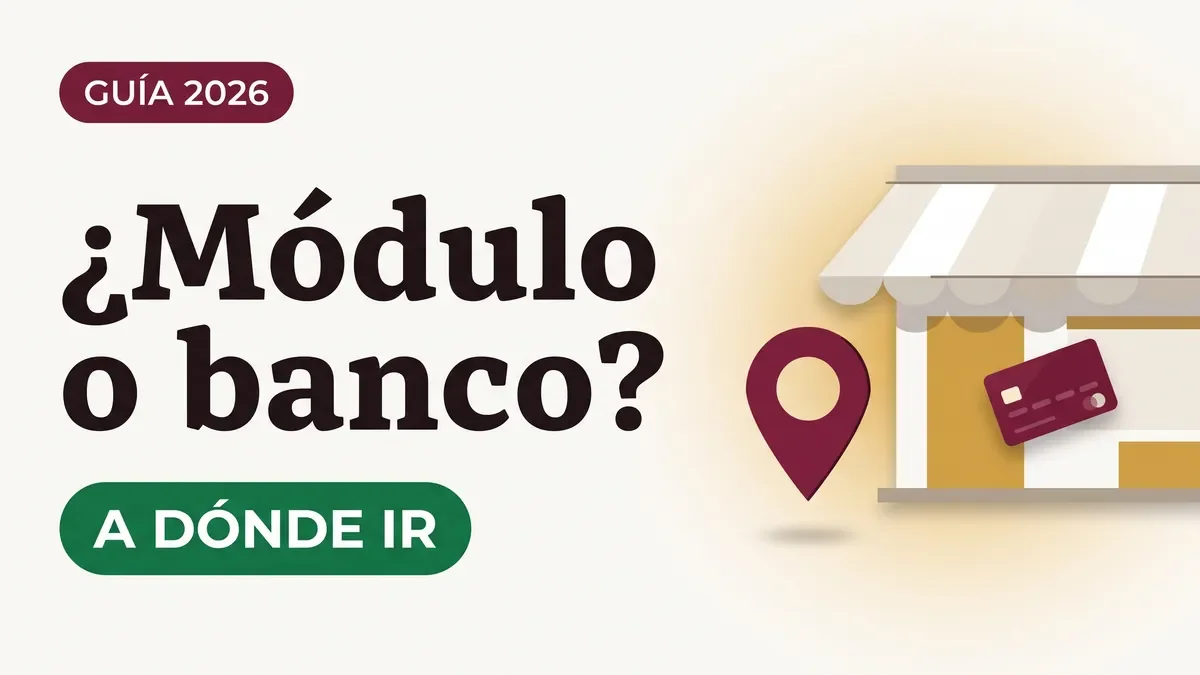 Módulo del Bienestar o Banco del Bienestar: a cuál ir