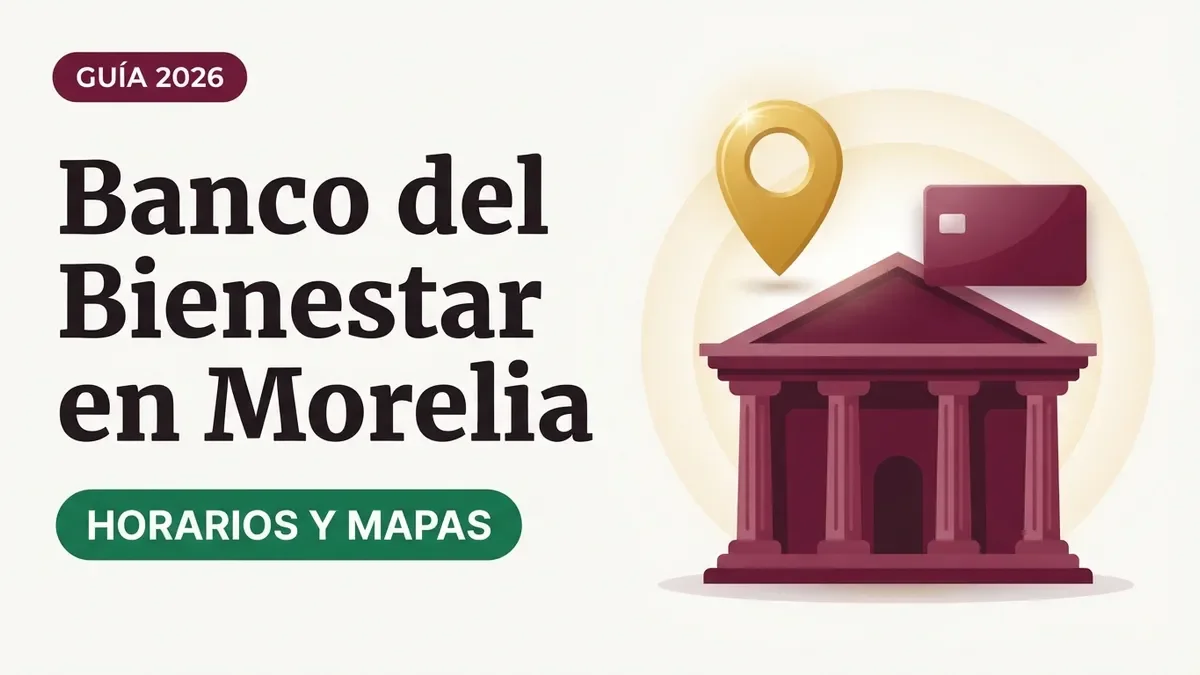 Banco del Bienestar en Morelia: sucursales y horarios