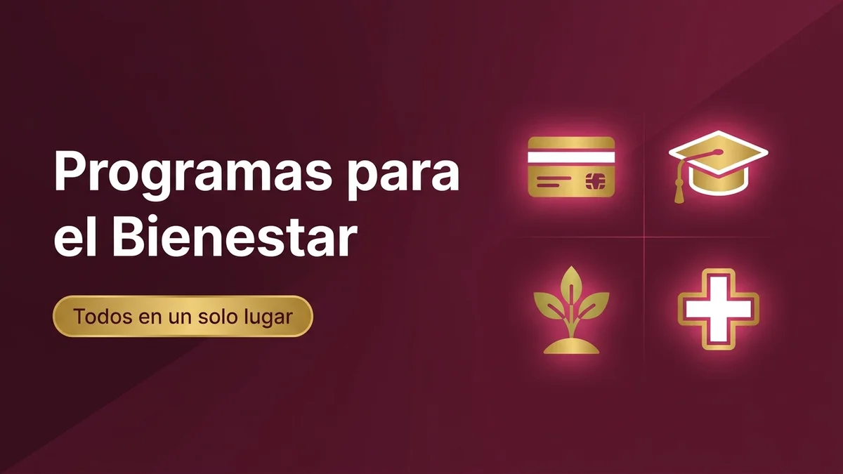 Todos los Programas para el Bienestar en un solo lugar