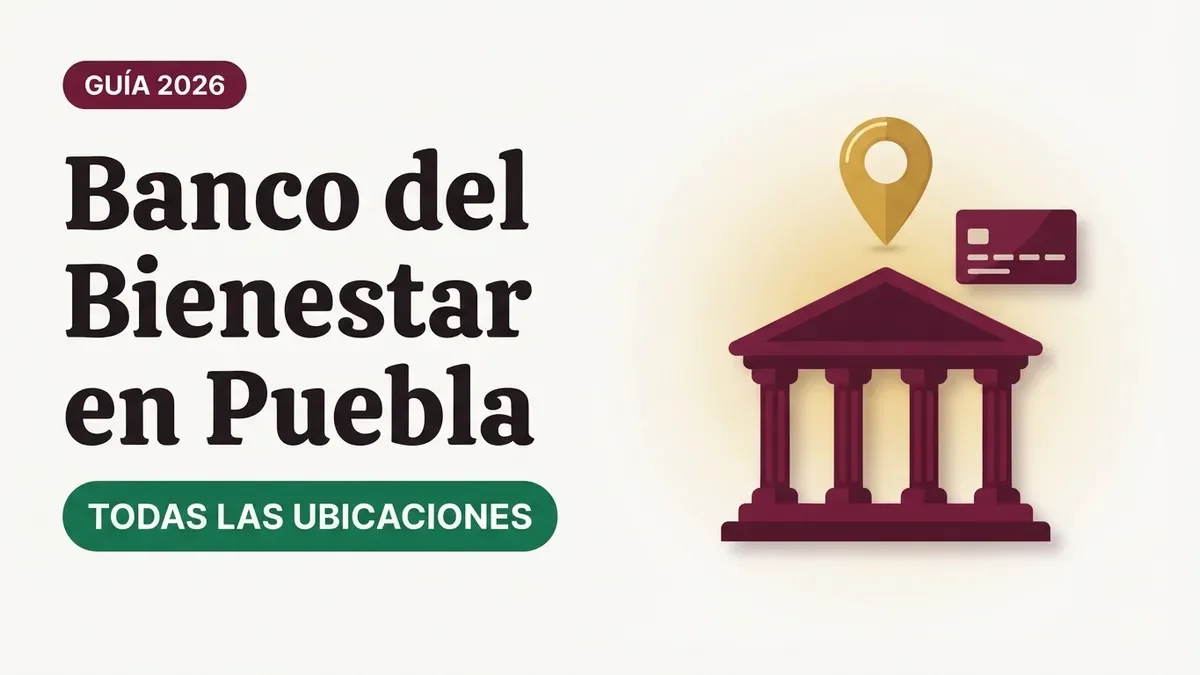 Banco del Bienestar en Puebla capital: sucursales y horarios