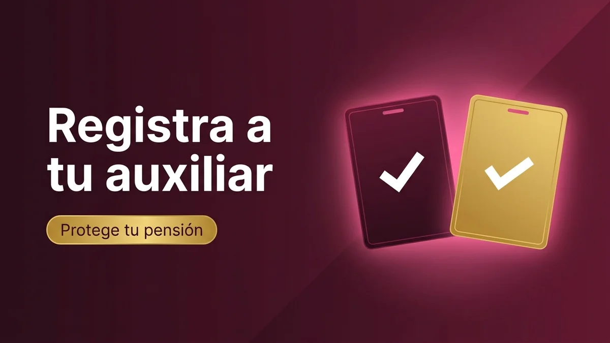 Registre a su persona auxiliar para proteger su Pensión Bienestar
