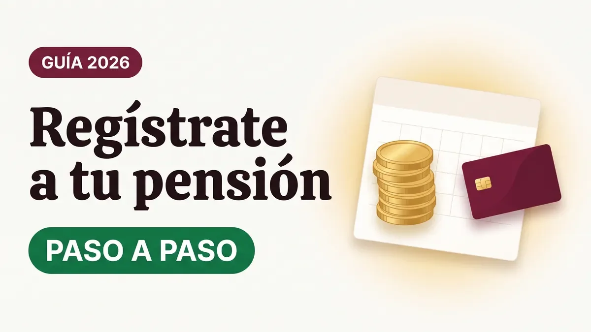 Cómo registrarse a la Pensión Bienestar paso a paso
