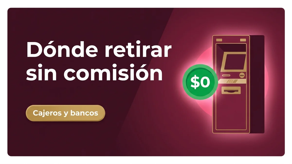 Dónde retirar dinero de la Tarjeta Bienestar sin comisión: cajeros y bancos