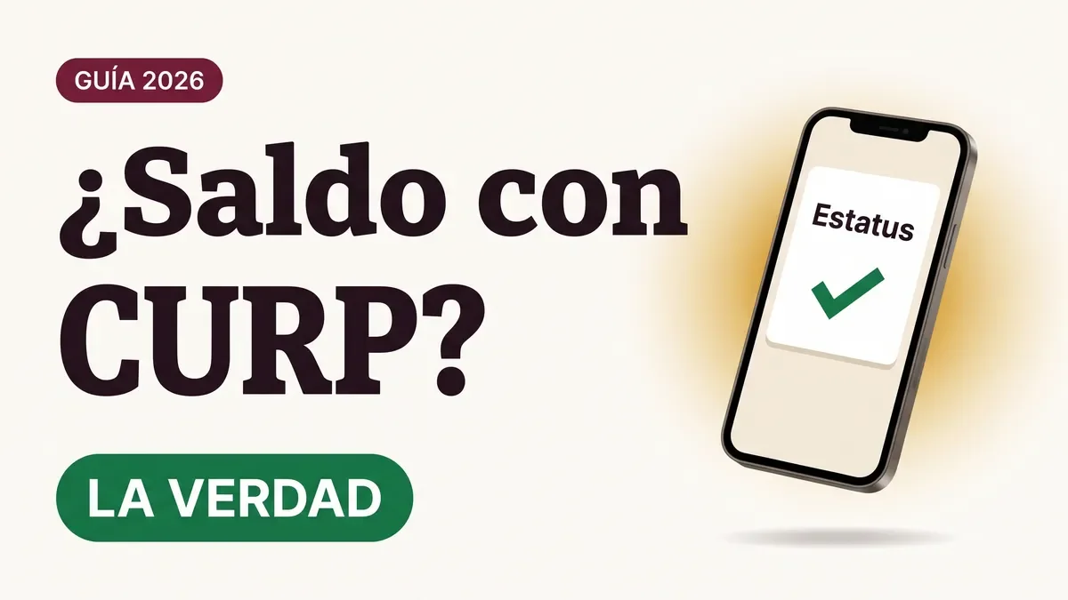 Checar saldo de la Tarjeta Bienestar con CURP por internet