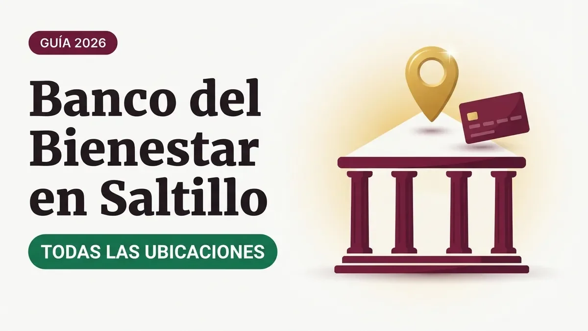 Banco del Bienestar en Saltillo: sucursales y horarios