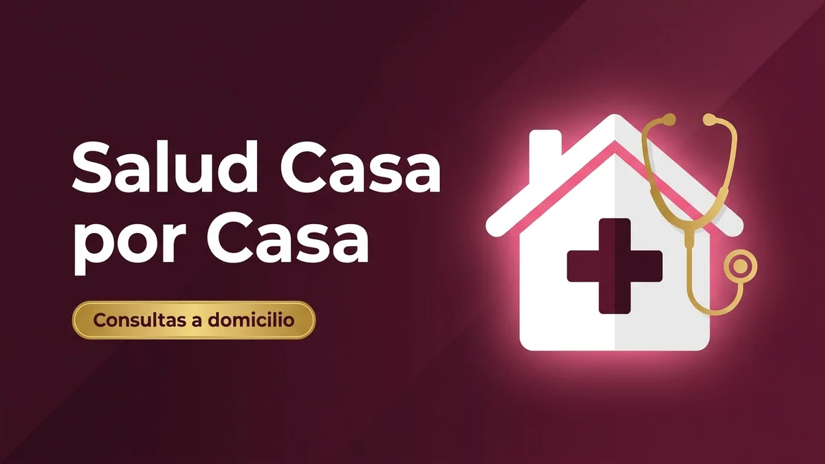 Salud Casa por Casa: consultas médicas a domicilio del Bienestar