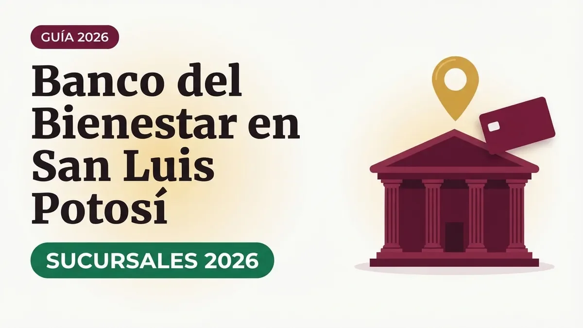 Banco del Bienestar en San Luis Potosí capital: sucursales y horarios