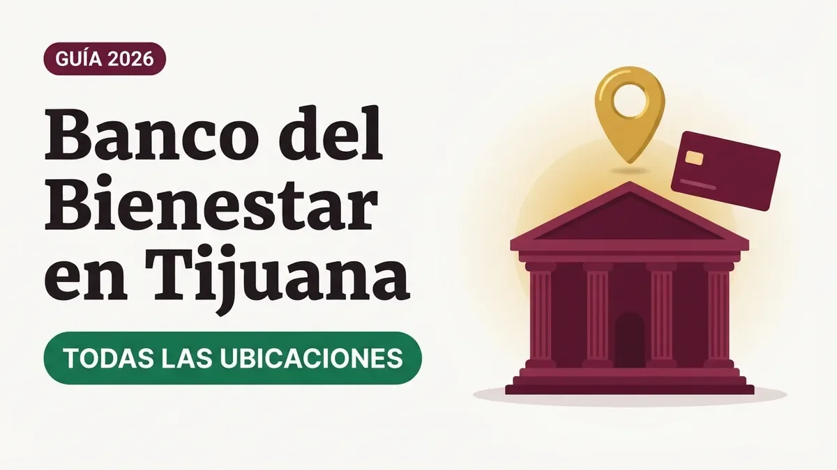 Banco del Bienestar en Tijuana: sucursales y horarios