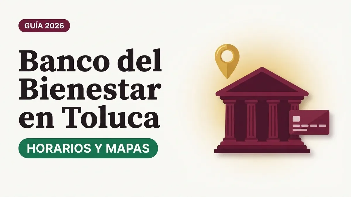 Banco del Bienestar en Toluca: sucursales y horarios