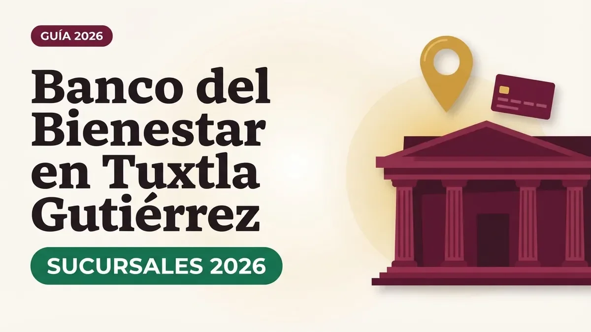 Banco del Bienestar en Tuxtla Gutiérrez: sucursales y horarios