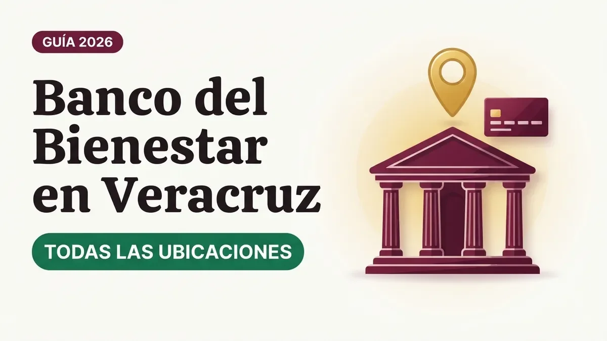 Banco del Bienestar en Veracruz puerto: sucursales y horarios