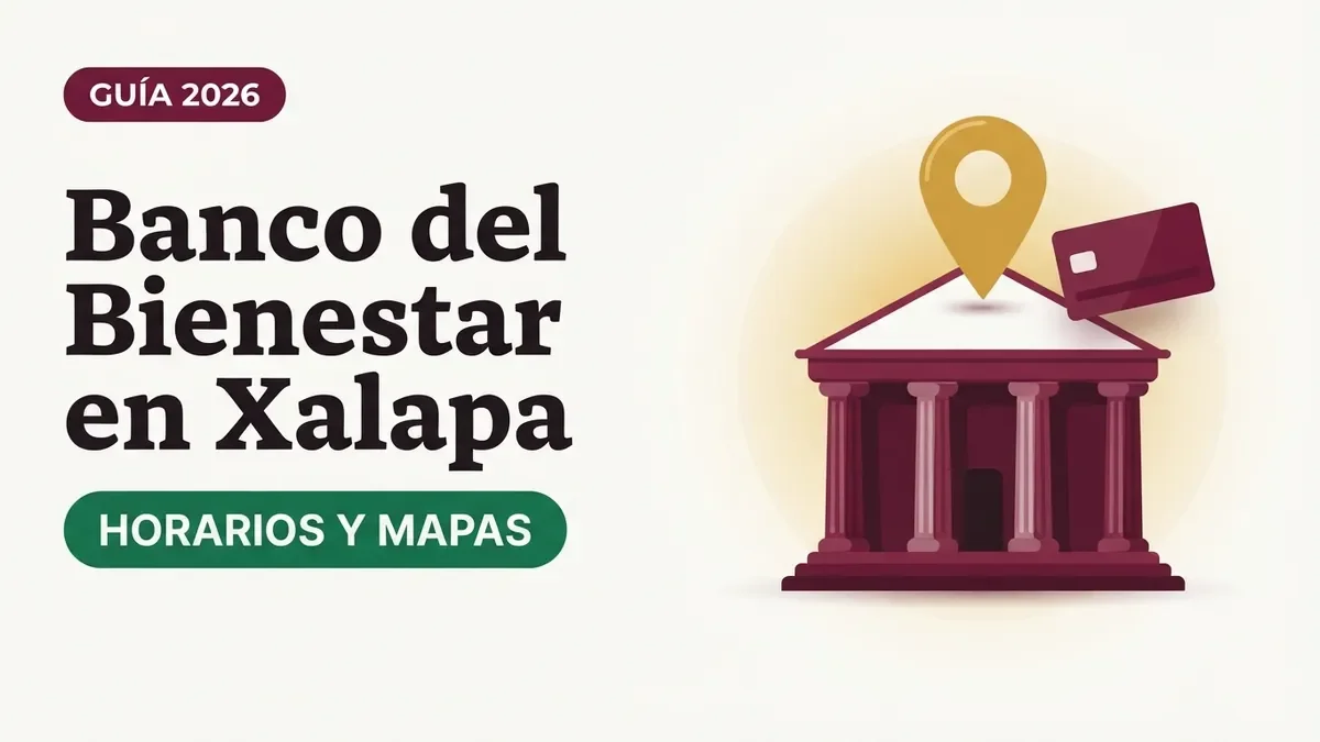 Banco del Bienestar en Xalapa: sucursales y horarios