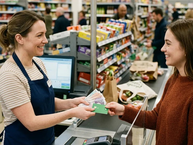 Retiro de efectivo sin comision en caja de supermercado con tarjeta bienestar