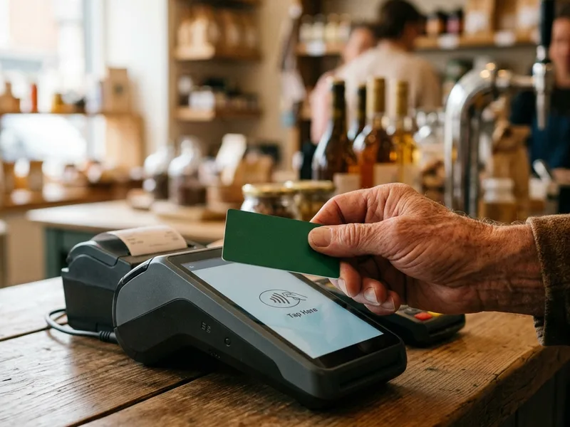 Pagando de forma directa con tarjeta bienestar en terminal bancaria sin comisiones