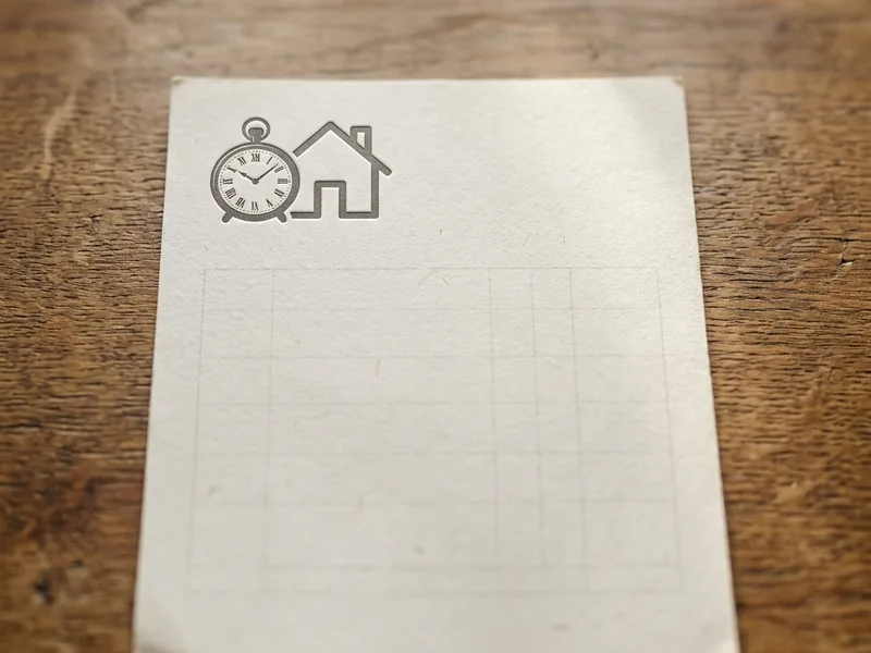 Comprobante de domicilio reciente en papel sobre mesa rústica
